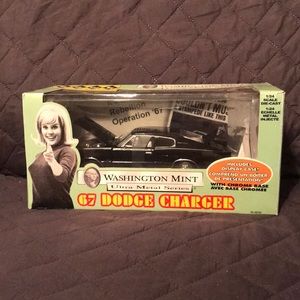 1/24 Scale Diecast Black 67 Dodge Charger